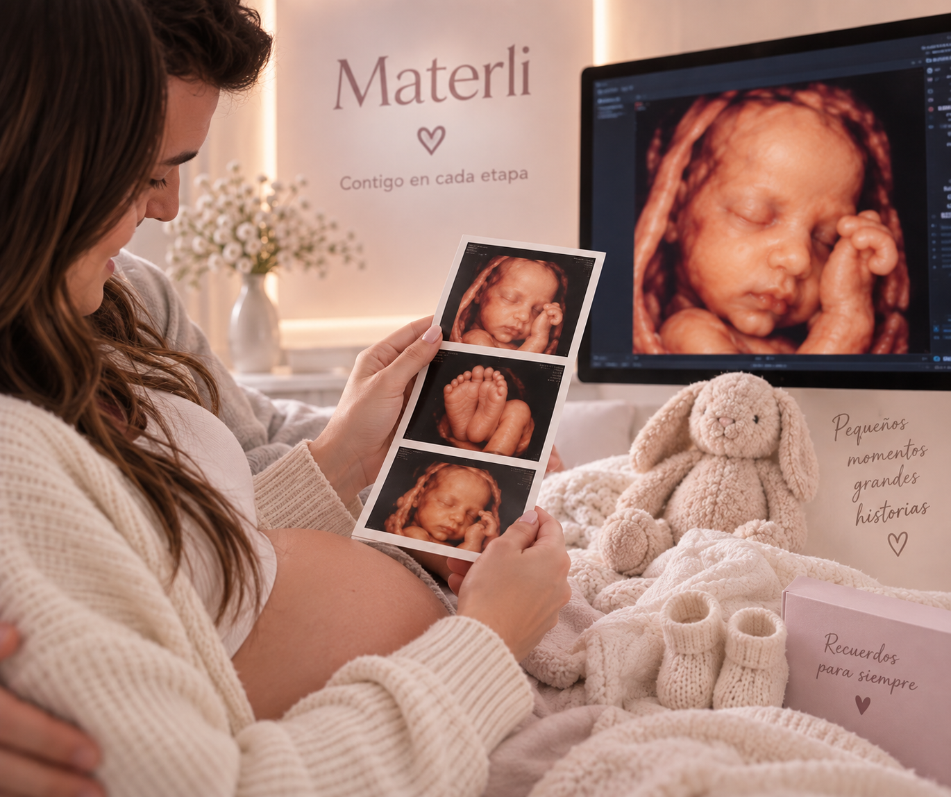Beneficios de las ecografias 5D: mucho más que ver la carita de tu bebé